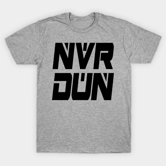 NVR DUN (Black) by Zombie Squad Clothing